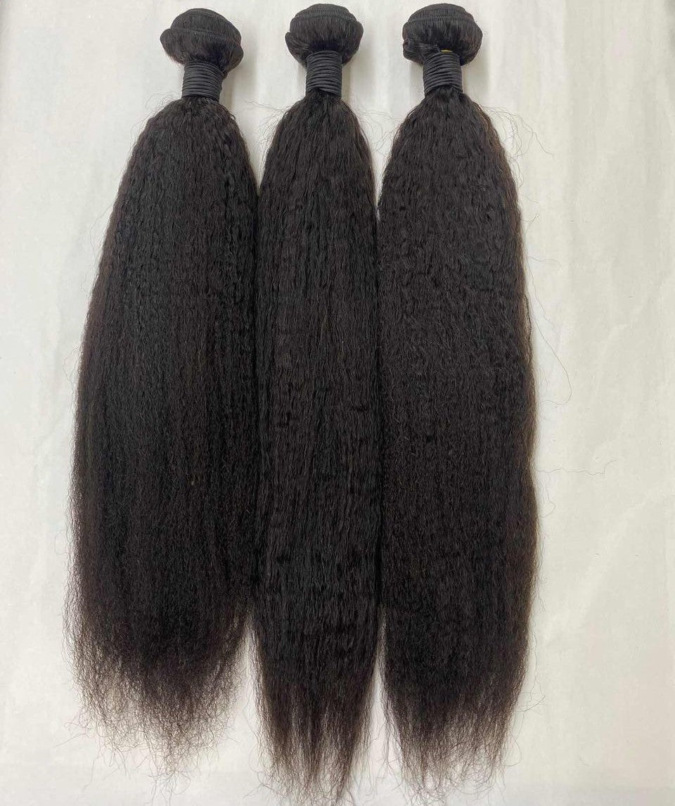 Kinky Straight Human Hair Bundles