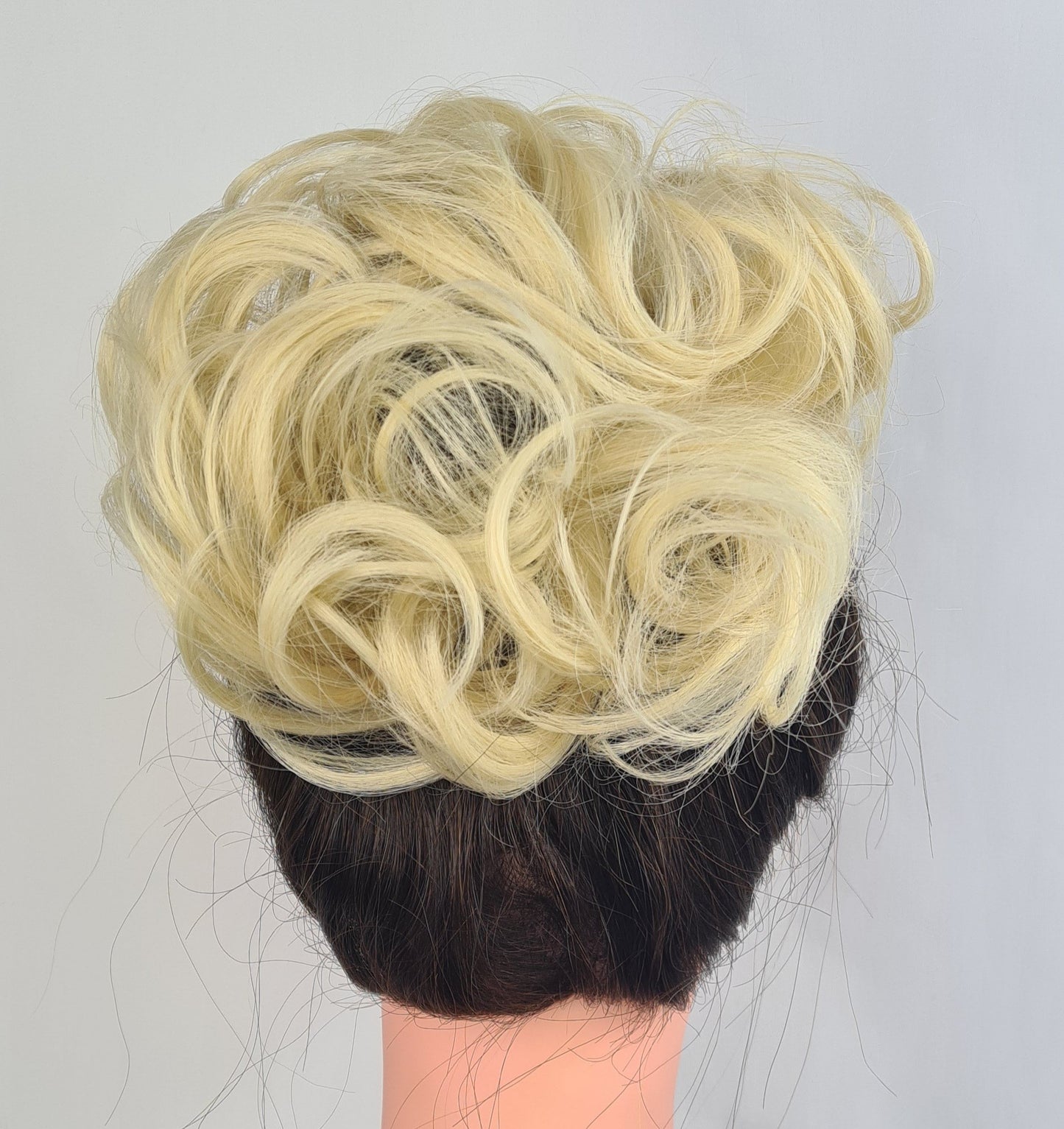 Synthetic Hair Scrunchie Blonde