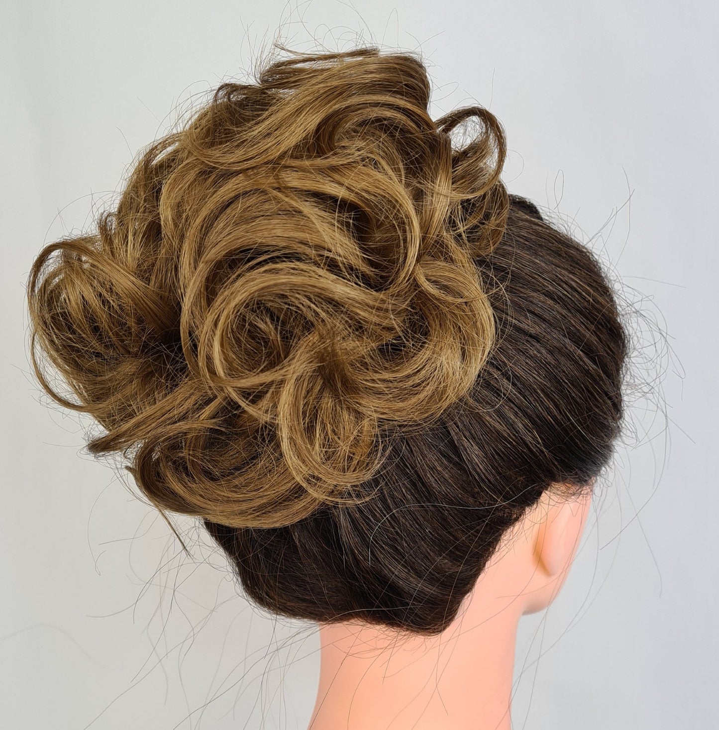 Synthetic Hair Scrunchie Honey Brown HL