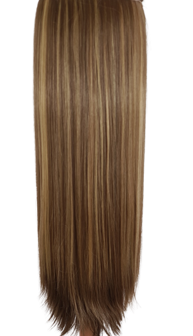 3 pc straight syn clip ins Butterscotch HL