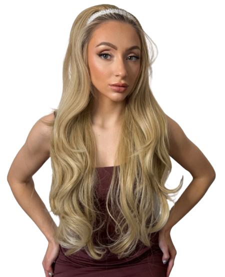 Martine Half Head Wig Butterscotch Highlight
