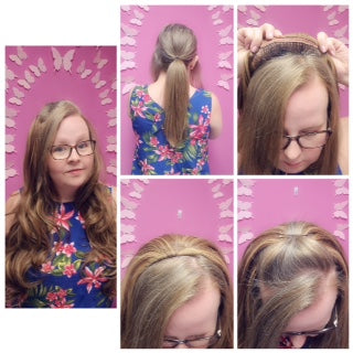 Martine Half Head Wig Black Colour