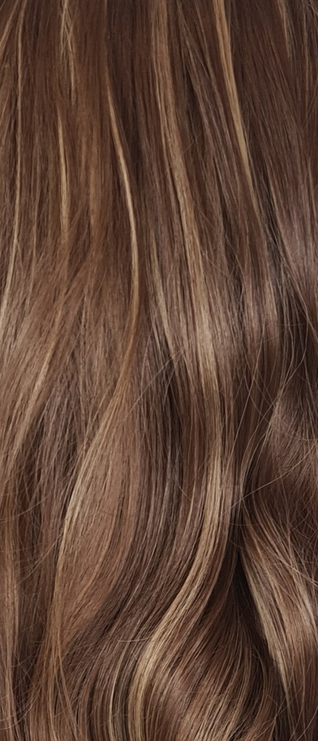 Martine Half Head Wig Butterscotch Highlight